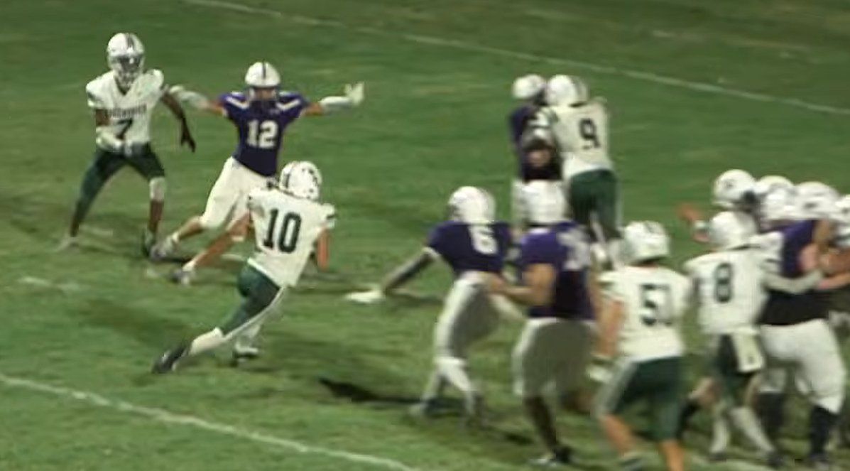 A Bobcat ball carrier finds running room