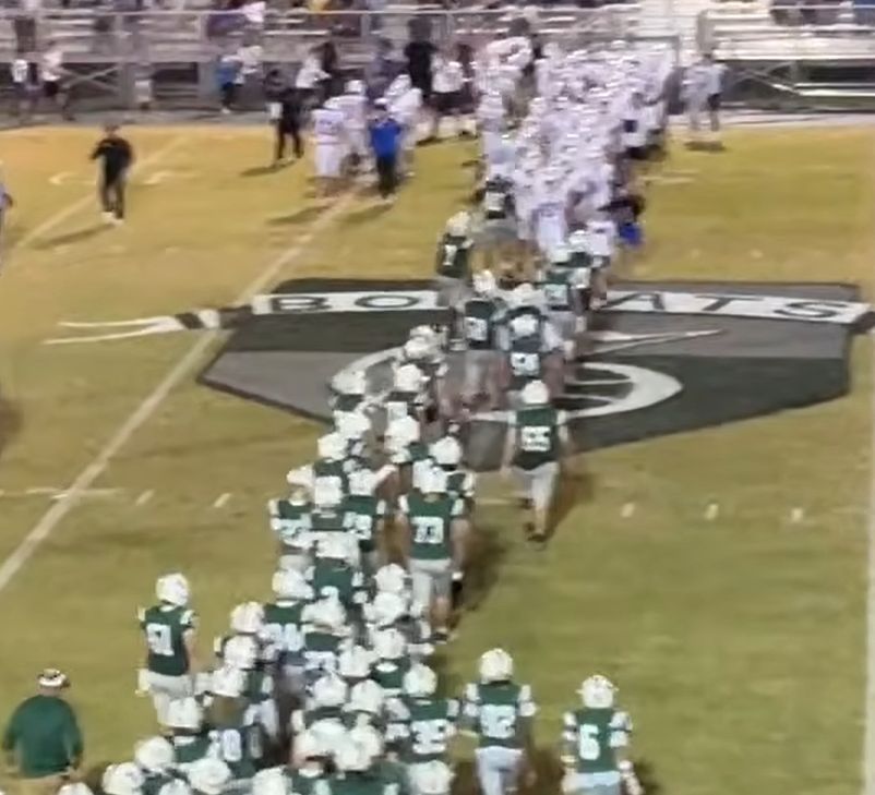 Greenbrier Bobcats taking the field